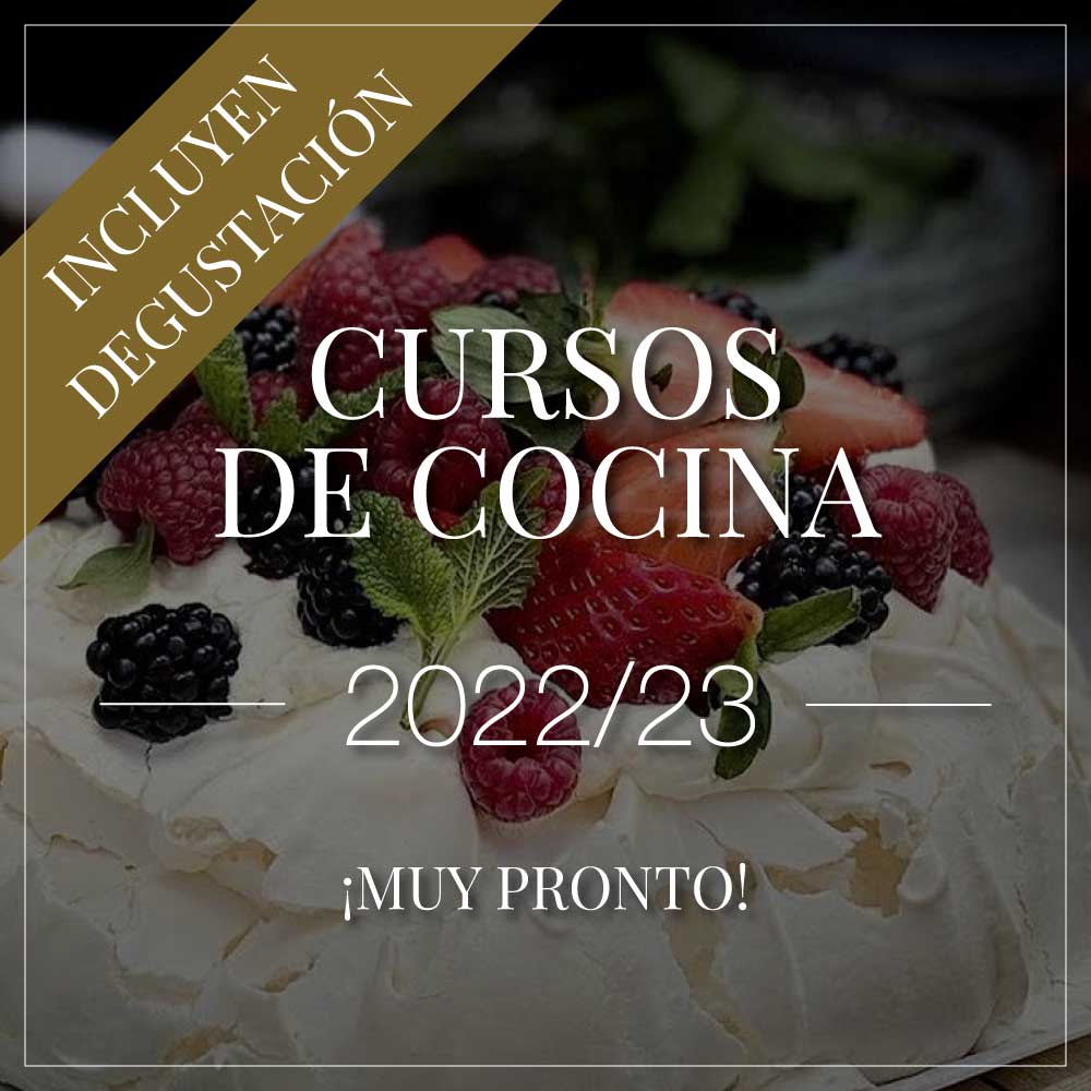 Nuevos cursos de cocina Iria Castro 2022 2023