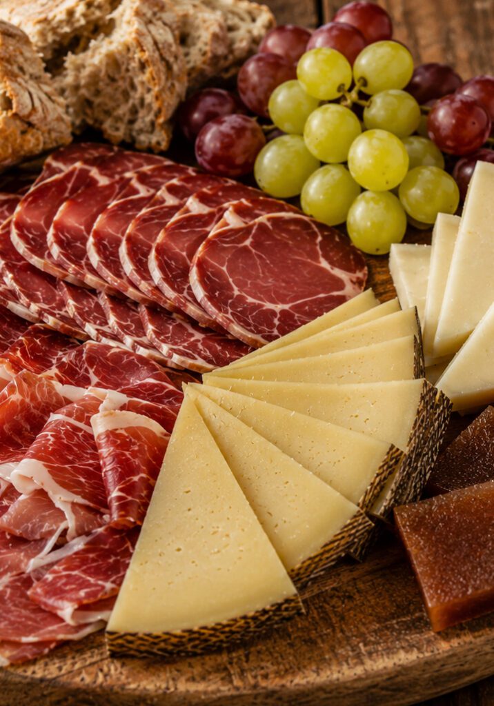 Tabla de ibéricos y quesos