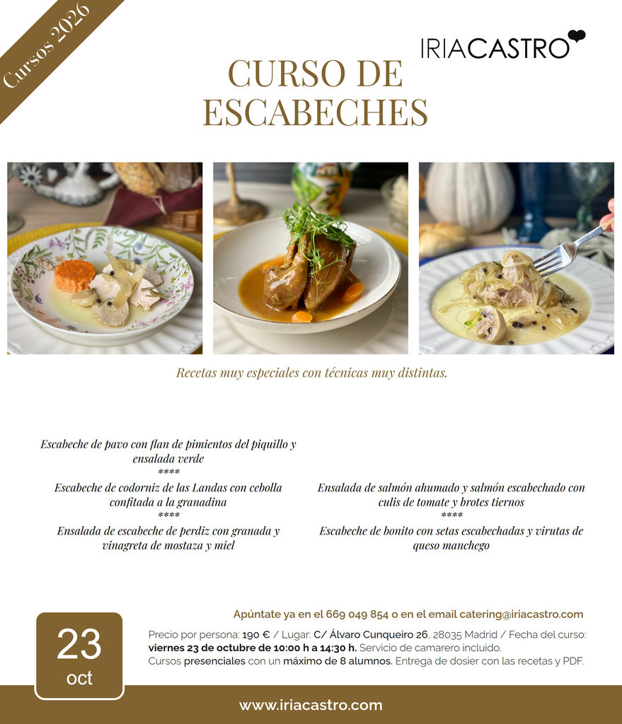 23 octubre Escabeches